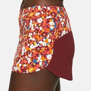 Outdoor Voices Exercise Skort in Paprika Blooms